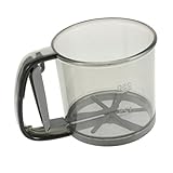 TOPPERFUN Mehlsieb Puderzuckerstreuer Backsieb Kuchen backen sieb Behälter für Mehlstreuer Küchensieb Backen Sieb Sieb Mehlschalter Backwerkzeug Handsieb Kurbel Sieb Mesh-Sieb Siebbecher p.s