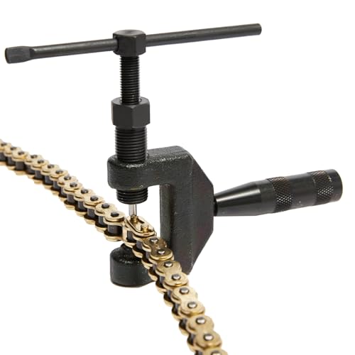 image for HILAKE 420H Motorcycle Chain 132 Links Non O-Ring with Connecting Mast