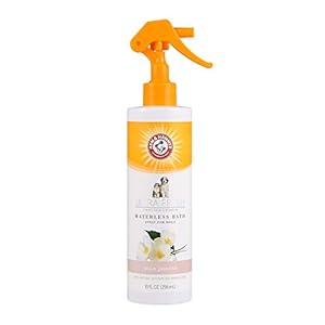 Arm & Hammer for Pets Ultra Fresh Waterless Bath Spray for Dogs in White Jasmine Scent | Dry Dog Shampoo, Dog Spray | Waterless Dog Shampoo and Dog Deodorizing Spray, Dog Spray Deodorizer Perfume Arm Hammer for Pets Ultra Fresh Waterless Bath Spray for Dogs in White Jasmine Scent Dry Dog Shampoo Dog Spray Waterless Dog Shampoo and Dog Deodorizing Spray Dog Spray Deodorizer Perfume