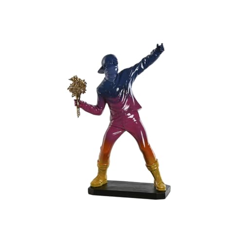 Figura decorativa multicolore 41 x 24 x 66 cm