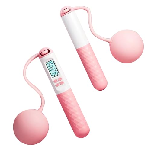 Cuerda de saltar pesada para fitness, cuerda de saltar inalámbrica con peso ajustable, entrenamiento, salto, entrenamiento de ejercicio de fitness para el hogar