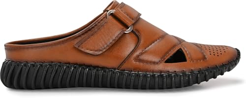 Image of KASTAVA KS 102X Comfortable Premium Synthetic Casual Sandals | Adjust Velcro Closure | Lightweight Everyday Wear Sandals for Men
