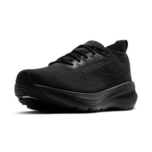Brooks Mens Glycerin GTS 23 Supportive Running Shoe - Black/Black/Ebony - 8 Medium