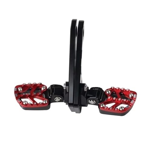 Repose-pieds de passager arrière XADV750 rouge pour éliminer la fatigue