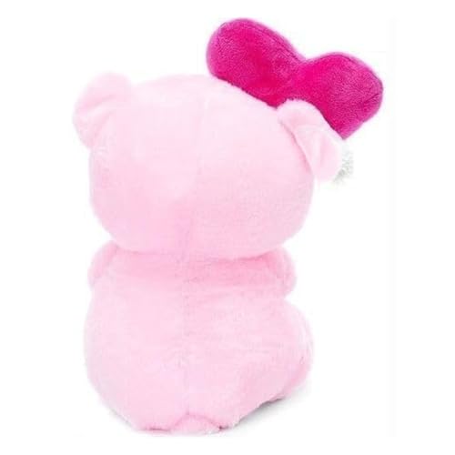 Image of Tickles I Love You Balloon Heart Soft Stuffed Plush Teddy Toy for Kids Girlfriend Boyfriend Valentines Day Birthday Gift (Size:18 cm; Color: Pink)