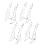 FRCOLOR Acryl Stifteständer 4 Stück Kompakt Augenbrauenstifthalter Make up Organizer Für Kosmetikläden Einzelhandelsgeschäfte Eyeliner Lippenstift Präsentation