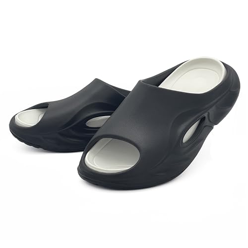 Cloud Slides for Men Soft Thick Sole Pillow Slides Open Toe Slide Sandals Indoor and Outdoor Lightweight Shoes Non-Slip Mens House Slippers2