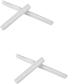 VICASKY 2 Peças De Acessórios Para Violão Sela E Porca Ponte De Guitarra Substituição Sela E Porca Ponte De Violão Sela E Porca Para Violão Sela E Porca Violão Osso Sela Clássico
