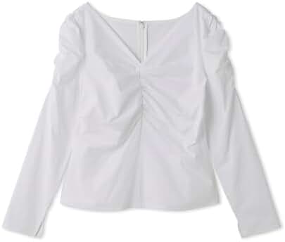 【新品タグ付き】セルフォード　CELFORD Vネックギャザートップス　38 Amazon | [セルフォード] Vネックギャザートップス CWCT251093