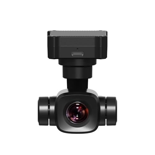 ZHXOZYF Cámara con cardán 4K SIYI A8 Mini, 8 MP, Ultra 6X, Zoom Digital, 1/1.7' para Sony 95g, 55 x 70 mm