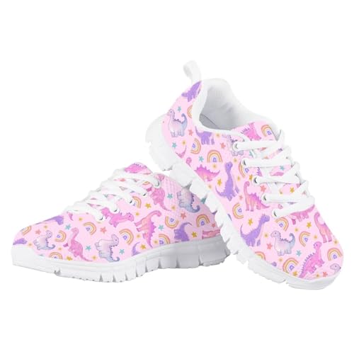 Yzaoxia Kids Sneakers Athletic Running Shoes Walking Footwear Lace Up Trainers Size 11-Size 53