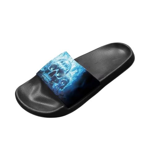 Slides Open Toe Sandals Mens Summer Beach Water Pool Shoes Lightweight Vacation Footwear US 6-112