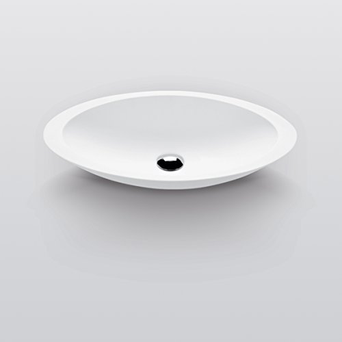 Preisvergleich Produktbild Aufsatzwaschtisch Dolomite Oval in Solid Surface Staron