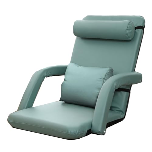 Chaise de sol pliable et reglable pour lecture et meditation