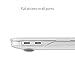 Moshi 99MO071908 iGlaze Hard Case for 2018 New MacBook Pro 15 with Thunderbolt 3/USB-C and Touch Bar - Stealth Clear