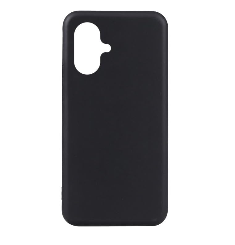 Image of TheApallio Back Cover Case Compatible with Tecno Spark Go 2 | Soft Touch Full-Body Protective Silicone Case | Shockproof Back Cover Case for Tecno Spark Go 2 - Black