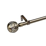 bronce lol Barra cortina de 160 a 300 cm.