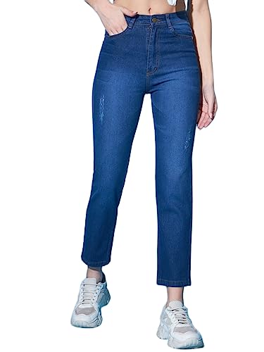 Image of GUTI Womens High Rise Ankle Length Jeans