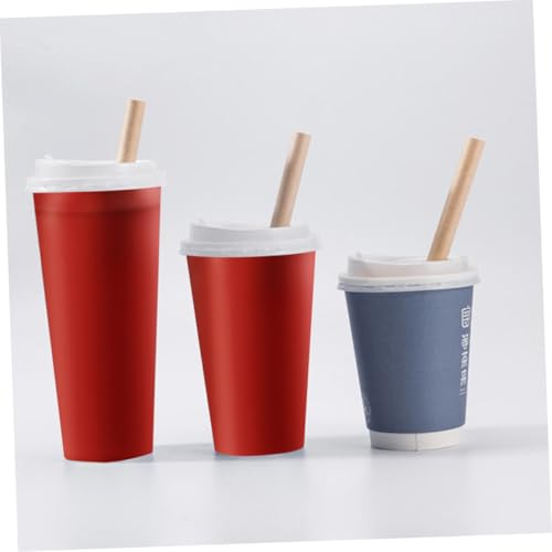 100 pitillos desechables de papel kraft biodegradables miniatura 5