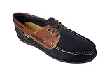 Classic (Navy/Brown, UK Footwear Size System, Adult, Men, Numeric, Medium, 10)