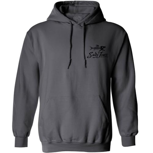 SALTY JOES Men's Skeleton Fish Logo Pullover Hoodies2
