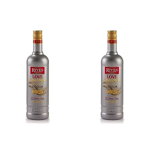 Rives Vodka Caramel Liquor 70cl 30º (Paquete de 2)