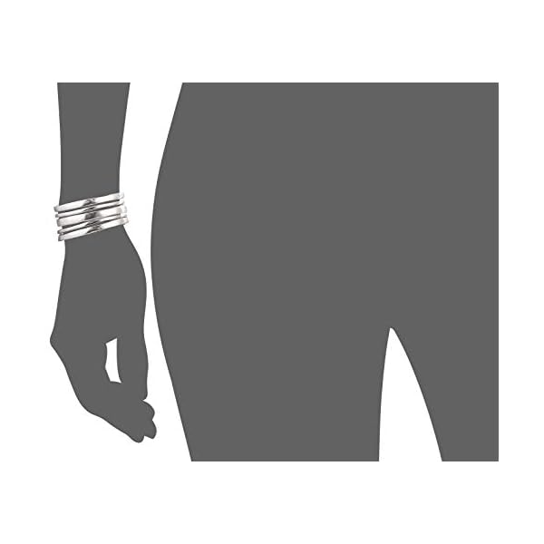 Lucky Brand Multi-Row Cuff Bracelet, Silver