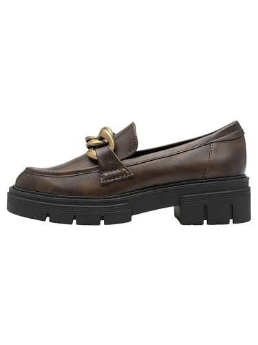 Image of MARCO TOZZI Women's Elegant Vegan Loafer with Heel