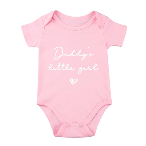 Image of SproutJoy Daddy's Little Girl Baby Bodysuit - Baby Girl Romper Outfit