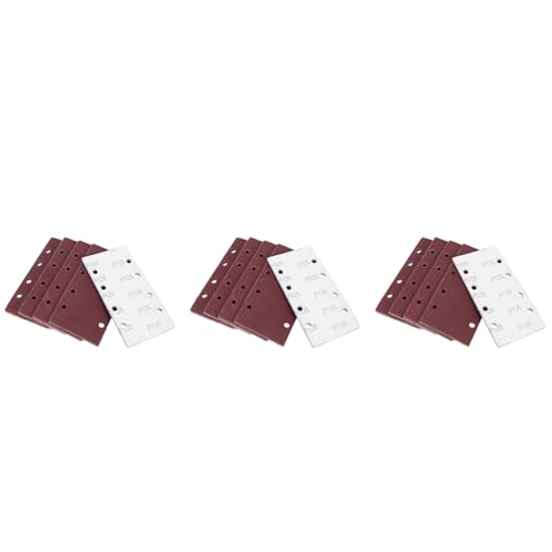 Papier de ponçage crochet et boucle 93x185mm abrasif multi-sableuse pour ponceuse orbitale