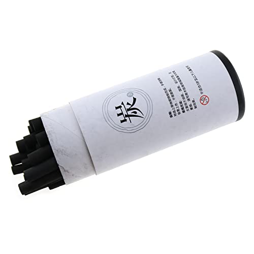 E-Outstanding Charcoal Sticks 25Pcs 7-9Mm Dia Black Vine Willow Sketch Charcoal Pencils For Drawing, Sketching And Fine Art,Compressed Charcoal #TOP3