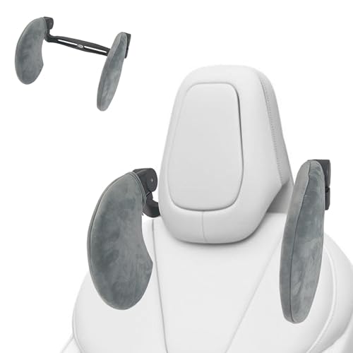 Almohada cervical de coche para reposacabezas, almohada de soporte para cuello para coche | Almohada de reposacabezas para reposacabezas de coche | Almohada de siesta de reposacabezas de coche para