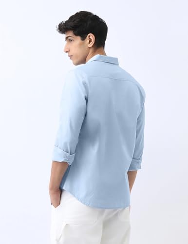 Image of Urbano Fashion Men's Cotton Full Sleeve Regular Fit Casual Solid Shirt