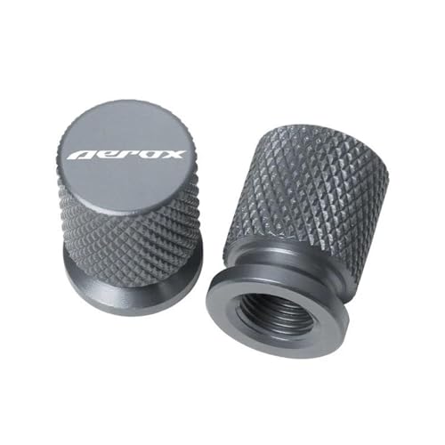 Capuchon de valve de pneu Yamaha AEROX 155 finition gris anodisé premium