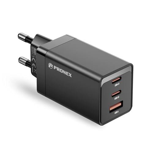 Chargeur USB-C 67W GaN adaptateur secteur multi-port idéal pour le télétravail et les voyages
