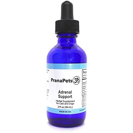 Amazon Com Prana Pets Adrenal Support Naturally Relieves Symptoms Of Cushings Disease In Dogs Licorice Free Herbal Formula Safely Promotes Healthy Adrenal Function And Overall Wellbeing Pet Supplies