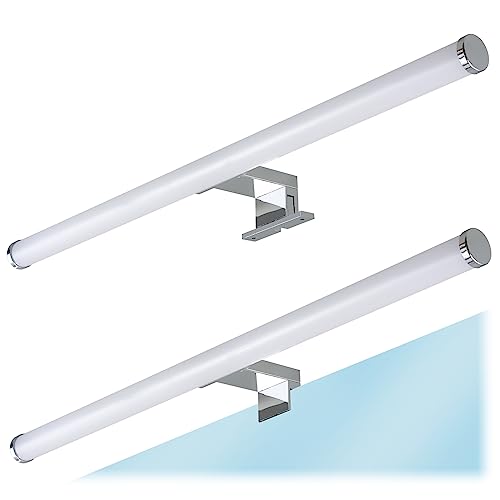 Kwazar Luminaire LED Spiegellampe 10W 60cm Möbelleuchte Spiegelleuchte Wandleuchte GAMA Wandlampe GAD Badezimmer 4000K Neutralweiß