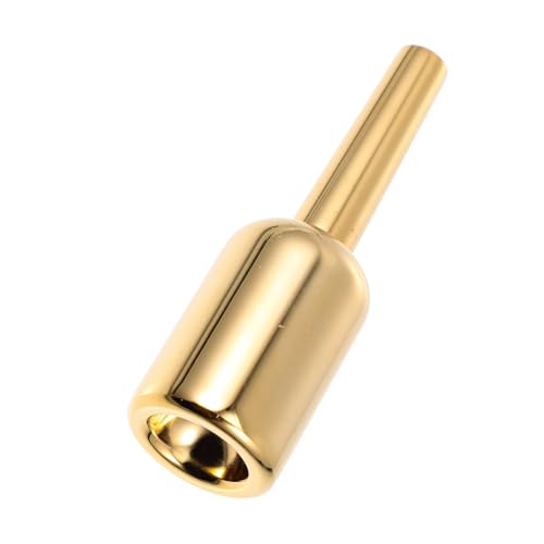 Embouchure en laiton doré pour trompette avec éclat solide et design haut de gamme