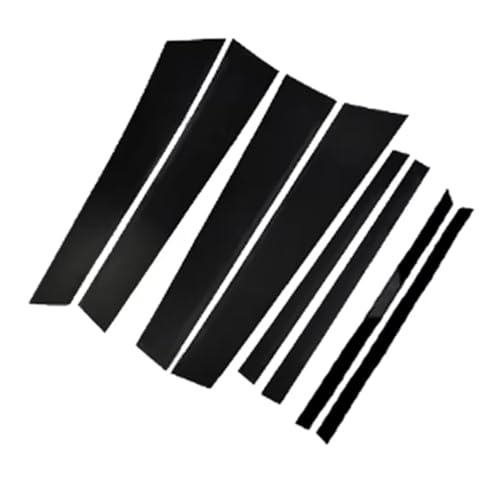 Cubierta de embellecedor de ventana para Benz GLK X204 350 220, moldura de pilares negra de 8 piezas