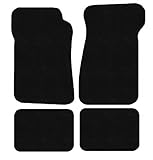 Auto Mat Store Custom Fit 4 Piece Carpet Floor Mat Set for 1967-1969 Chevrolet Camaro - Black