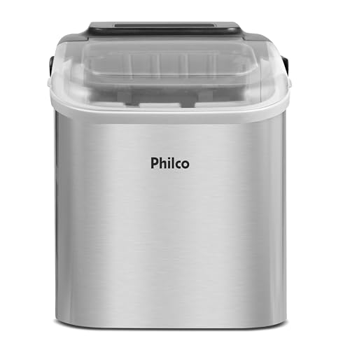 Máquina de Gelo Philco 12Kg Inox PMG12B 220v