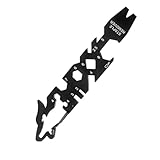 Ijksbehjf Llaveros multiusos de acero inoxidable con 8 funciones, anillos multiherramienta para campistas, ciclistas y entusiastas de las manualidades, llavero multiherramienta portátil