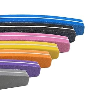 - Professional Colorful Nail Files Set (Multi-Pack) – Double Sided Emery Boards for Manicure & Pedicure | Premium Quality Grit for Natural & Acrylic Nails | Professional Nail Shaping & Smoothing Tools for Home & Salon Use