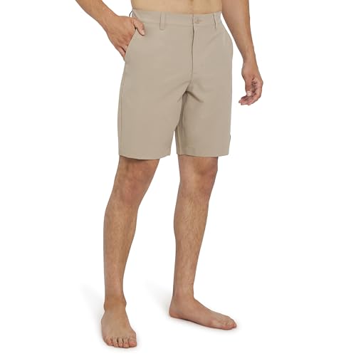Quiksilver Men's Regular Fit Fixed Waist Water Friendly Active Hybrid Shorts2