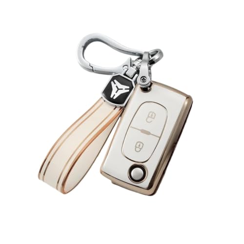 Funda llave para Peugeot 3008 207 para el día a día: protector de coche y cubierta fob 7