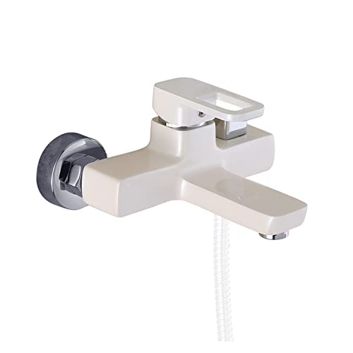 LPMPCZKZGF Montado Montado Ducha Faucet Cuarto de baño Cuarto de Agua frío y Caliente Bañera Bañera Doble Outlet Agua Toque Grifo de Ducha(G)