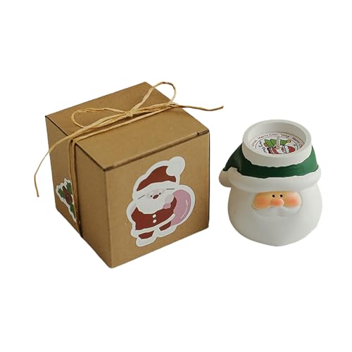 Velas De Navidad | Decoración De Santa Claus - Vela De Aromaterapia En Maceta,Para Celebraciones De Fiestas De, Vacaciones De Invierno, Noche De