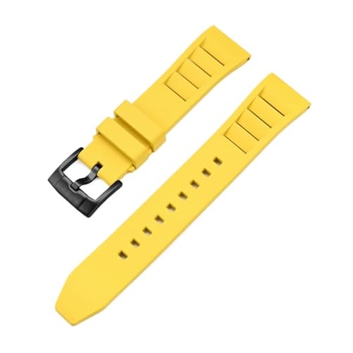 [-ł] 19/20/21/22/24mm FKMtbfSXgbv XeXX`[obN Y fB[X NCbN[X _CrO pvoh(Yellow black,19mm)