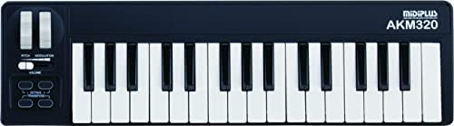 MIDIPLUS 32鍵 MIDIキーボード Midiplus AKM320 MIDIキーボードコントローラ Cubase LE付