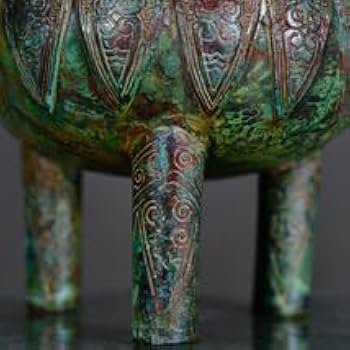 時代青銅製 金工細工 西周爵杯 酒器置物 鳳凰紋 オブジェ 古美術 茶道具 時代青銅製 金工細工 西周爵杯 酒器置物 鳳凰紋 オブジェ 古美術